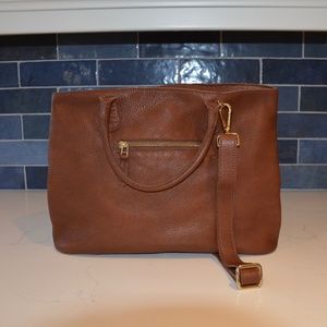 Roots Large Tote Bag or Purse - Brown